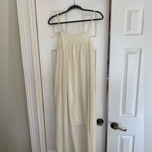 Bohme Maxi Dress Cream Color Size Small